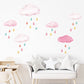 Bunnies & Raindrops - Wall Sticker of 2 Styles