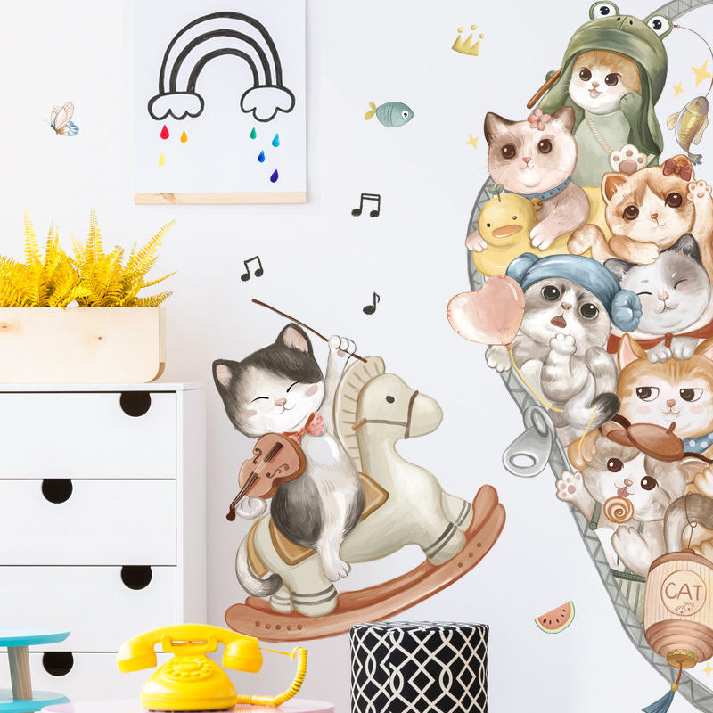 Cute Cats - Wall Sticker