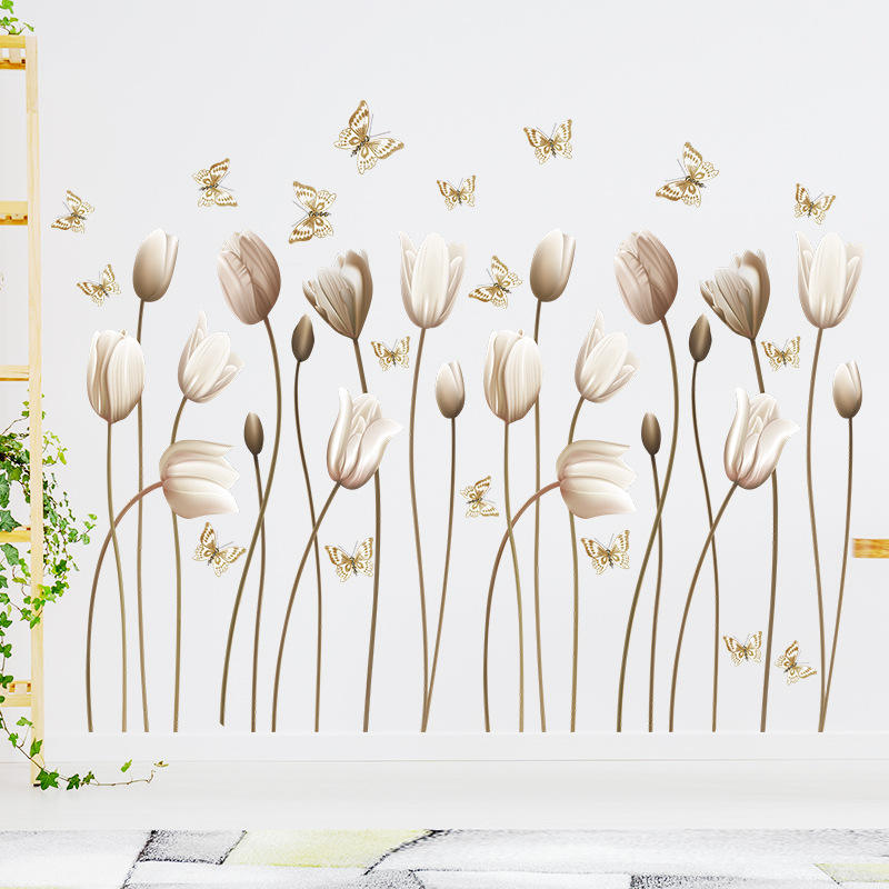 Flowers & Butterflies - Wall Stickers