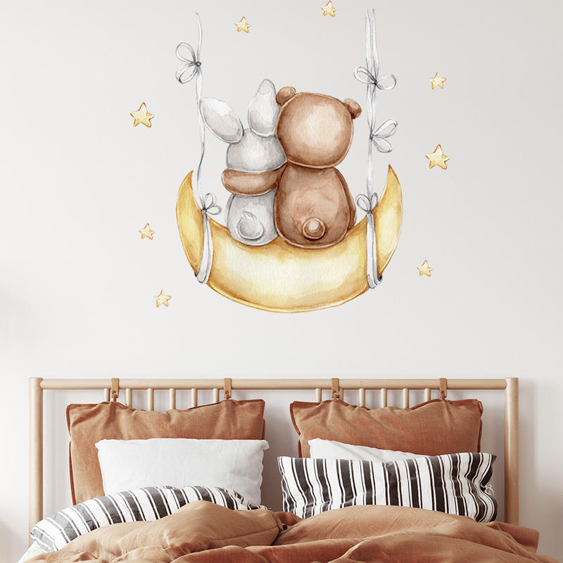 Bear & Bunny - Wall Sticker