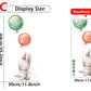 Colorful Balloon Bunnies - Wall Sticker of 4 Styles