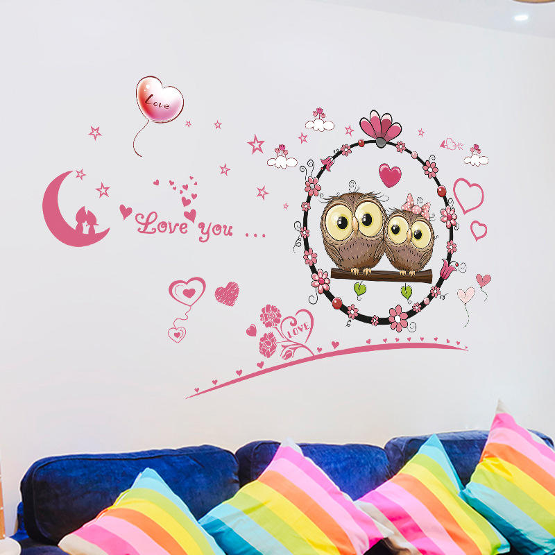 Lovely Owls - Wall Sticker