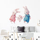 Happy Family Bunnies - Wall Sticker