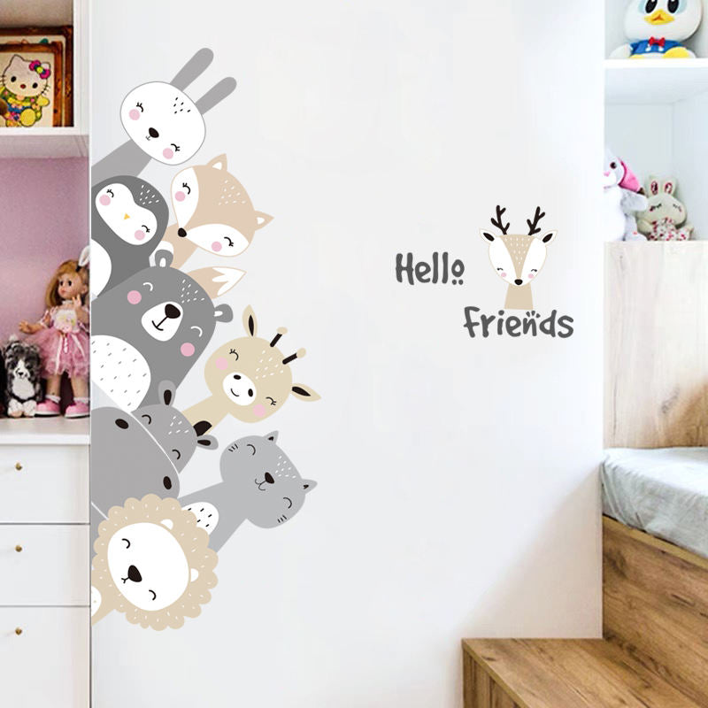 Greeting Animals - Wall Sticker