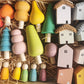 Nordic Crochet House Set - Wooden Toy