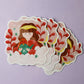 Set of Cute Die Cut Sticker - 7 Pieces