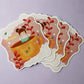 Tea Lover in Cup - Die Cut Sticker