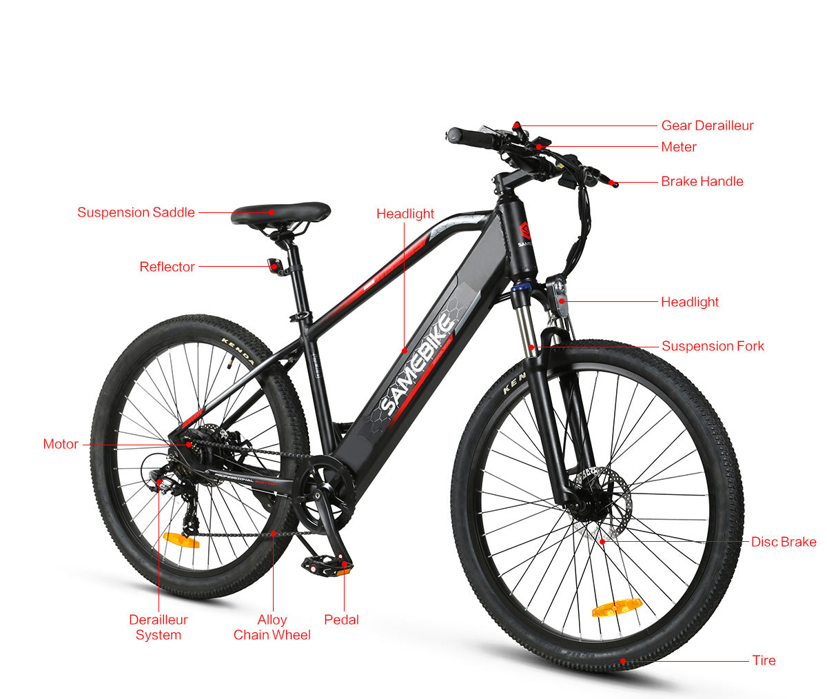 SameBike Solaris [MY275] _ 500W 48V 13Ah