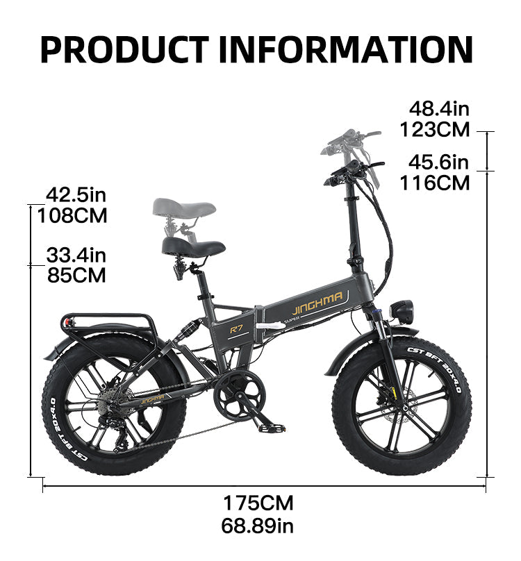 Jinghma Saunter [R7 Pro] _ 800W 48V 16Ah