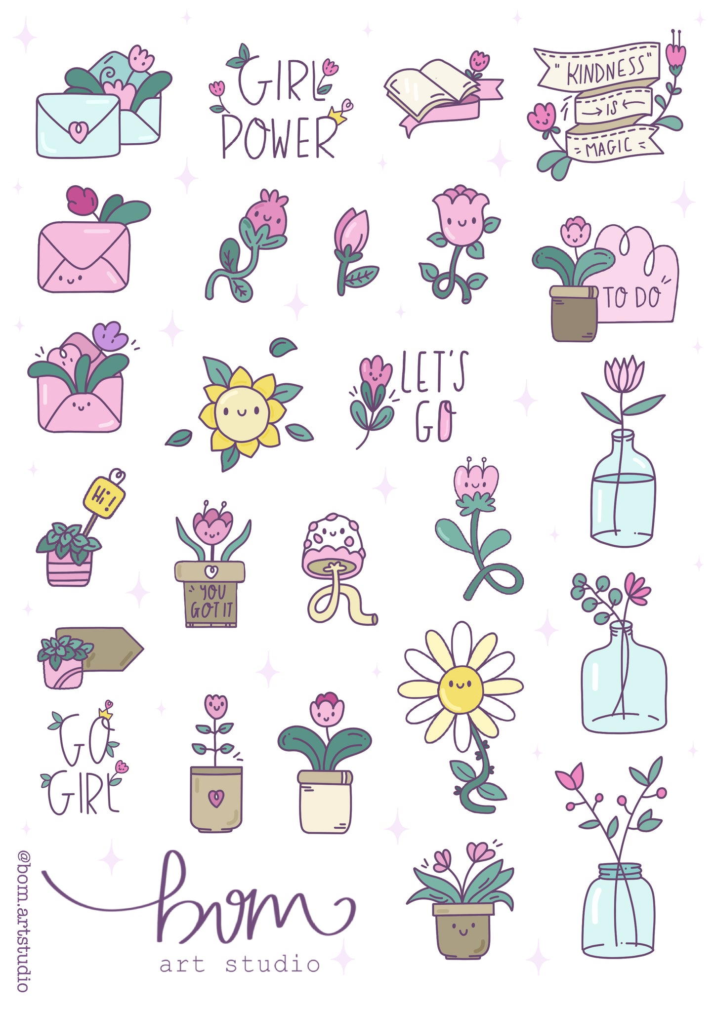 Girl Power - Sticker Set